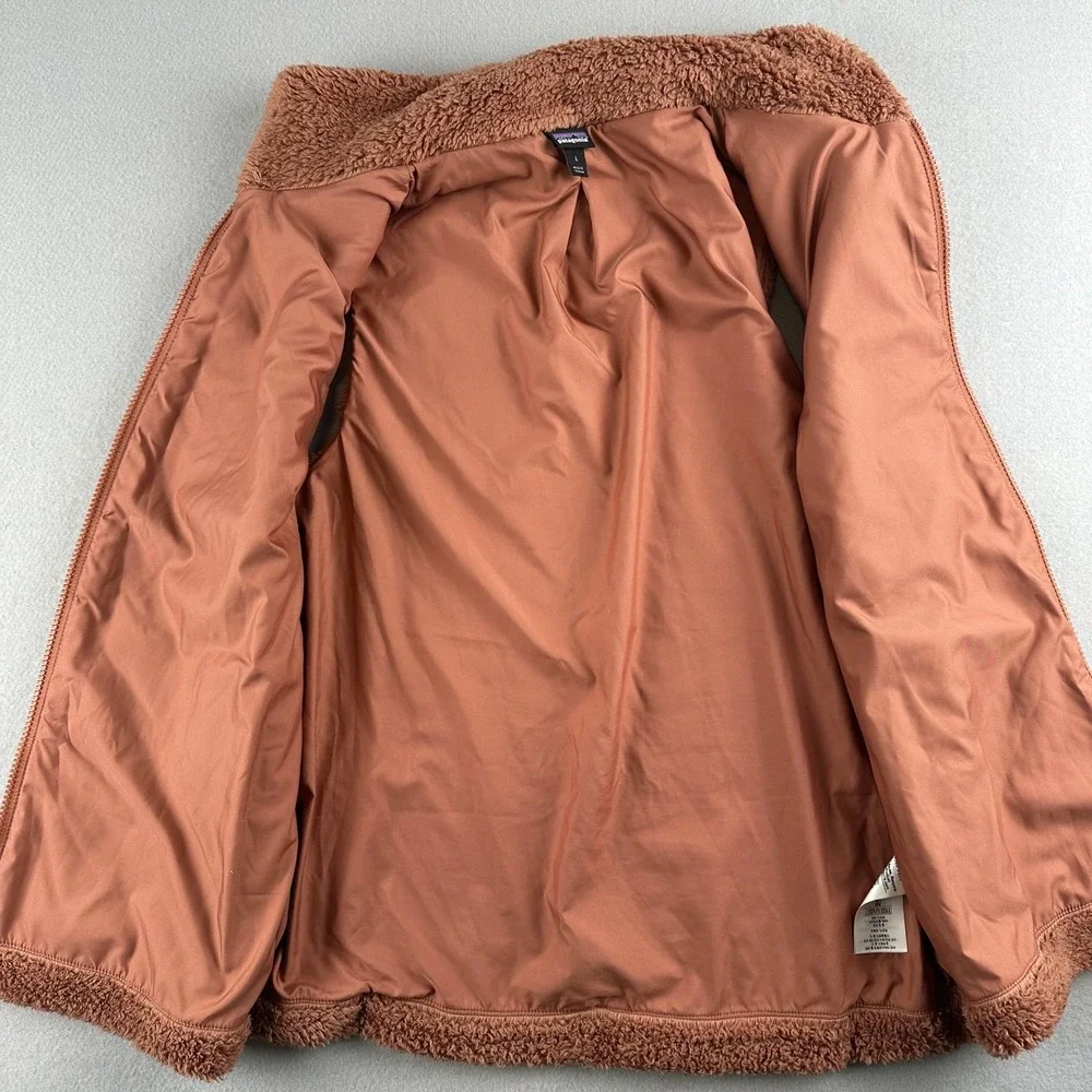 Patagonia Women's Los Gatos‎ Vest Fuzzy Fleece Zip Sleeveless Size Large Jacket